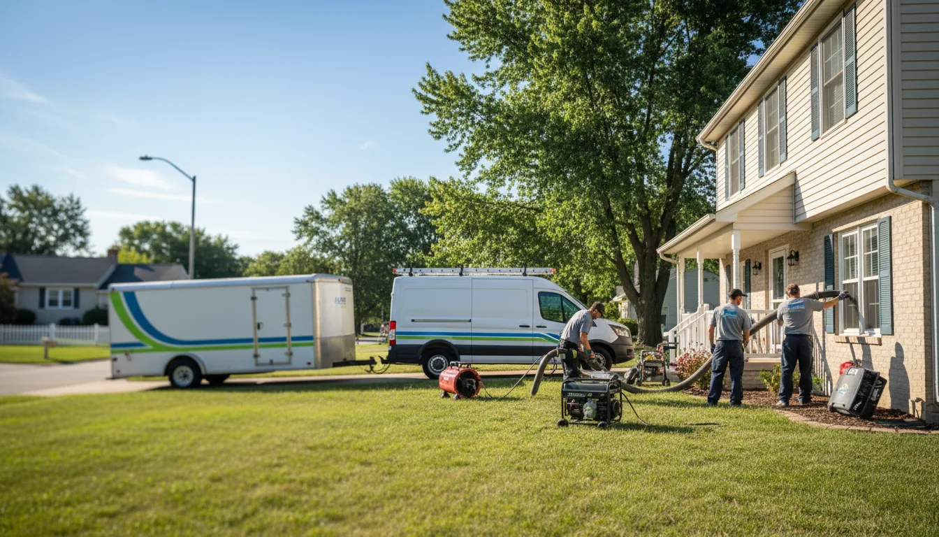 Flooded Basement Restoration And Cleanup With Repair in Rose City, MI near me